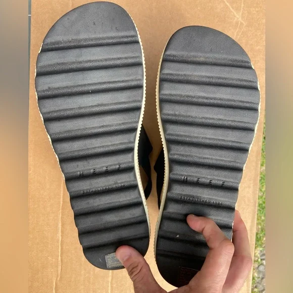 REEF Water Vista Higher Black Vintage Slingback Sandal Woman’s Size 9 - Picture 10 of 10